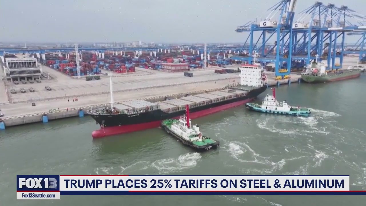Trump places 25% tariffs on steel, aluminum