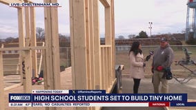 High school students build tiny home