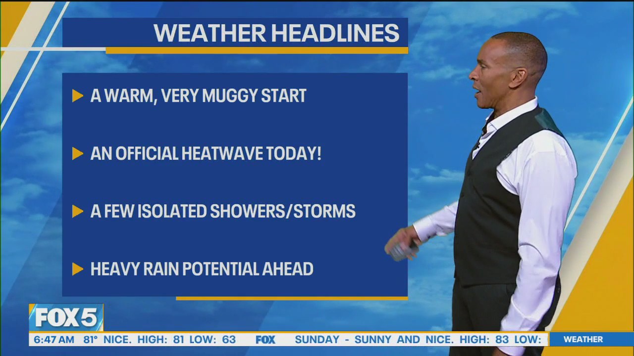 NYC heat wave weather forecast