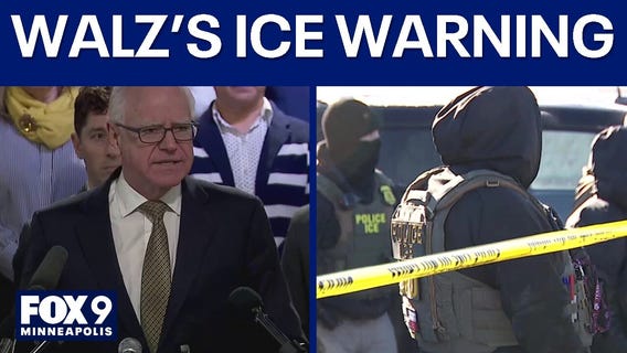 Gov. Walz warns of ICE operations over Christmas