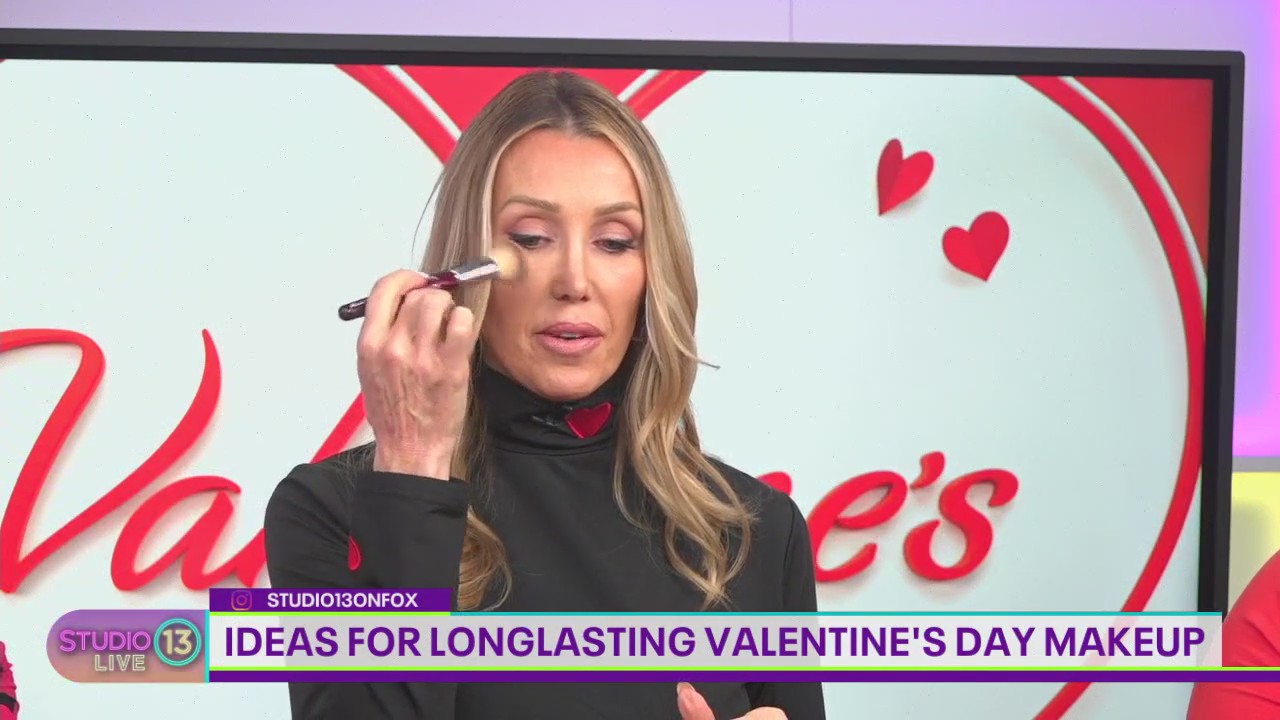 Beauty content creator shares tips for Valentine's Day makeup