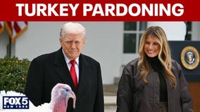 FULL: Trump pardons turkeys ahead of Thanksgiving