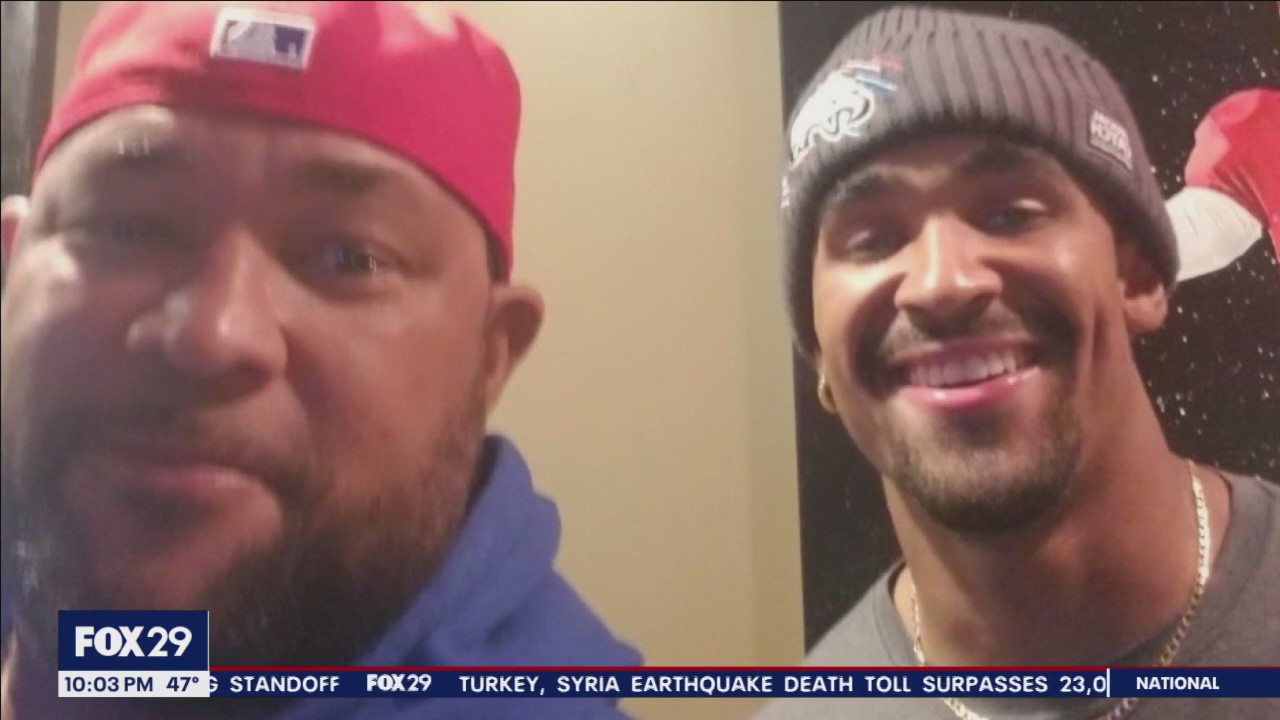 Jalen Hurts' dad, Averion Hurts, talks about pride in his son