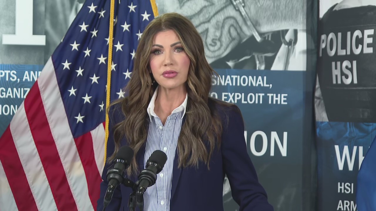 Homeland Security Secretary Kristi Noem in Bradenton