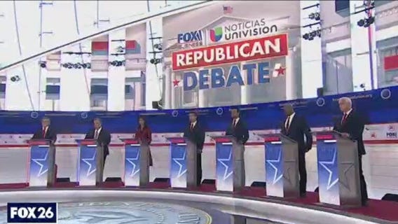 Trump's shadow looms large as GOP candidates spar in debate