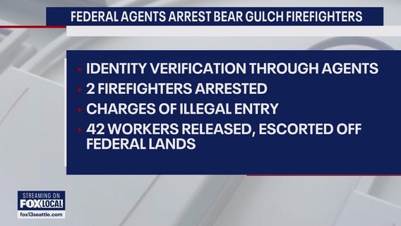 2 firefighters arrested by federal agents at Bear Gulch Fire