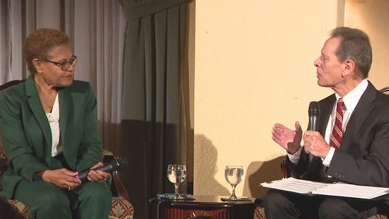 Karen Bass' town hall draws mixed reactions