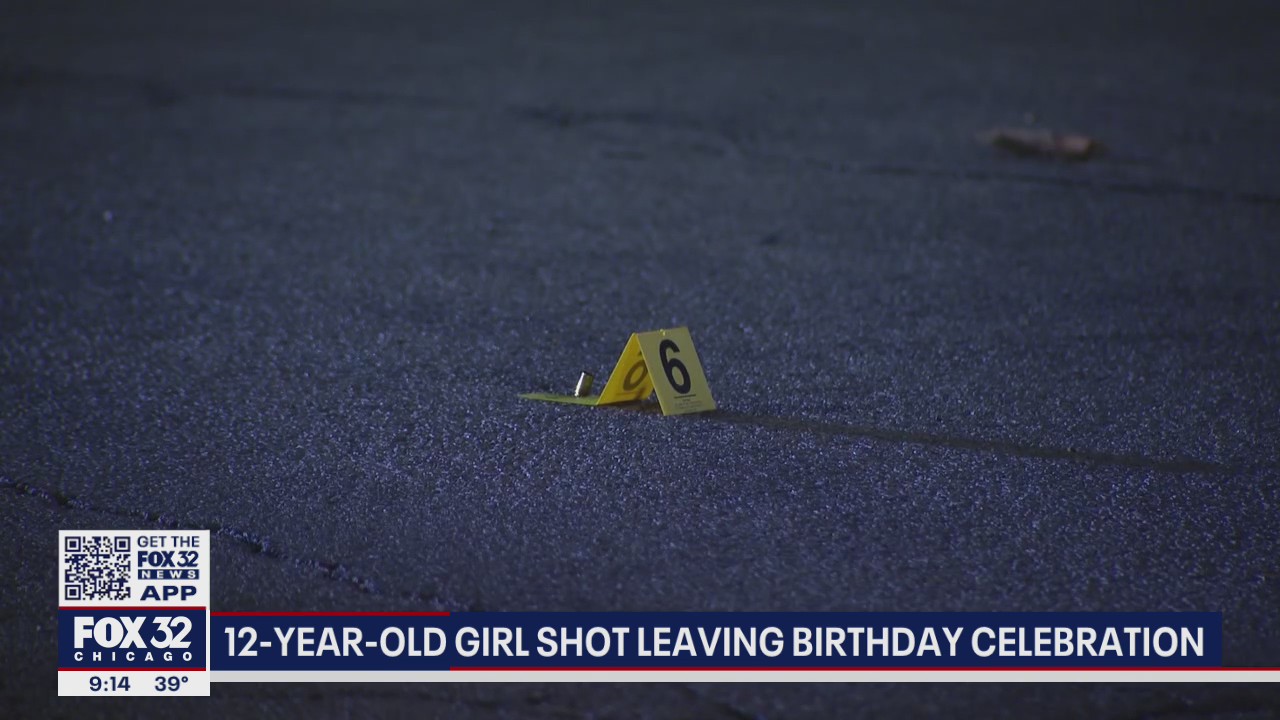 12-year-old Chicago girl shot in head leaving her birthday party