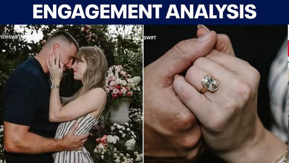 Taylor-Travis engagement breakdown: Ring, wedding, caption, more