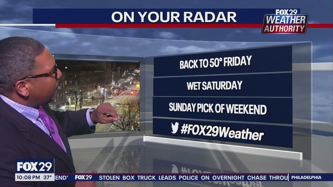 Weather Authority: 10 p.m. Thursday forecast