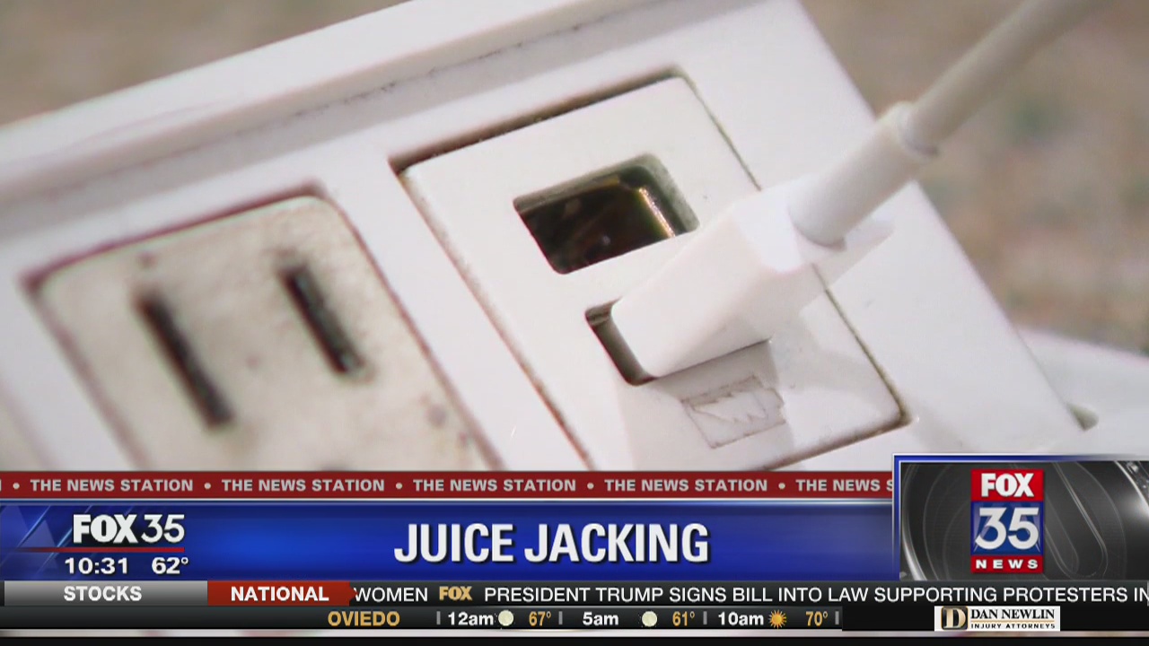Airport warns of USB hack known as juice jacking