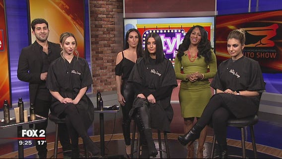 Hair, make-up looks ahead of auto show charity preview