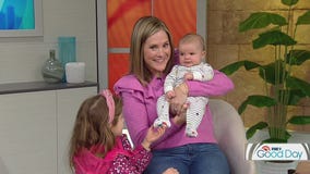 Kelly O'Connell brings baby John on FOX 9 Good Day