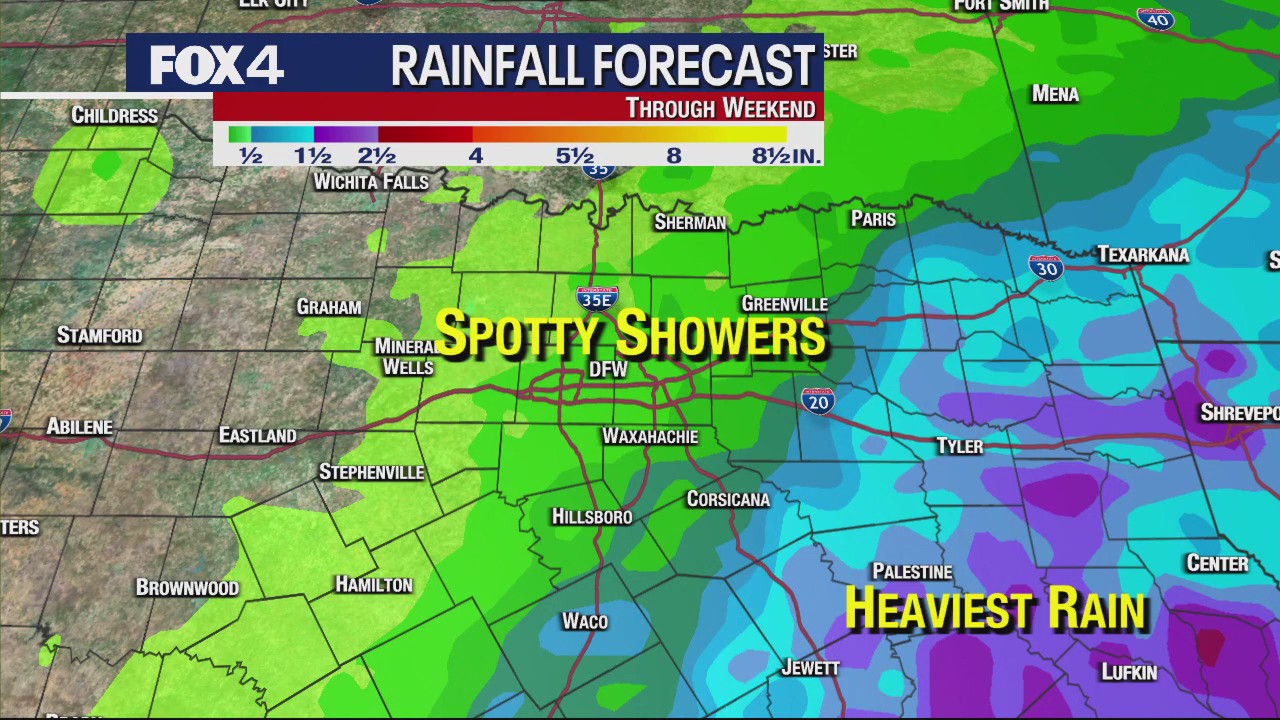 Dallas Weather: July 25 morning forecast