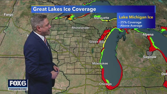 Great Lakes ice coverage