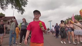 State Fair pickle party with FOX 9 Junior reporter Ollie Daneman