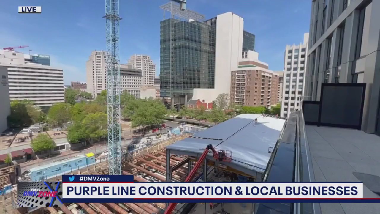 Purple Line construction obstructs access to local businesses in Silver Spring