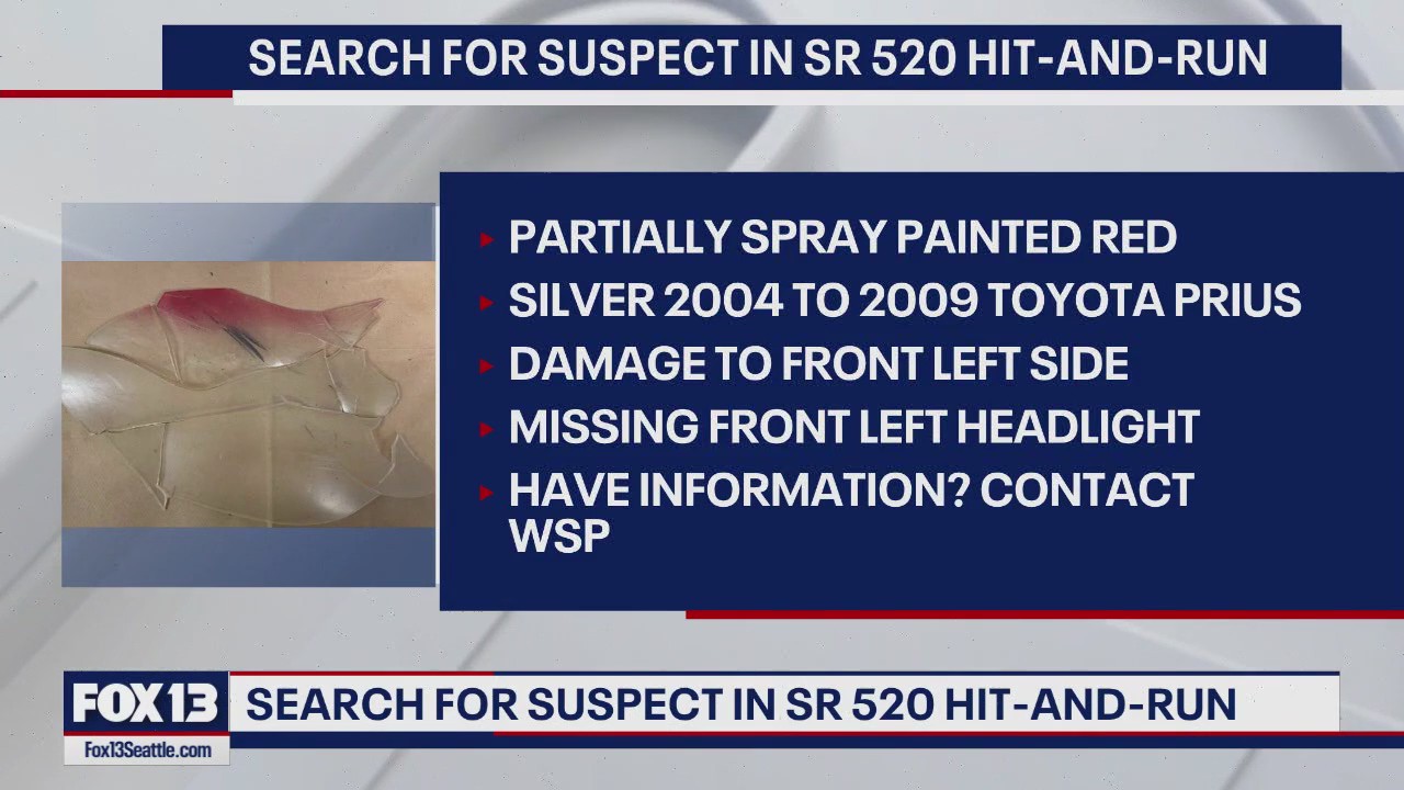 New description in fatal SR 520 hit-and-run crash | FOX 13 Seattle