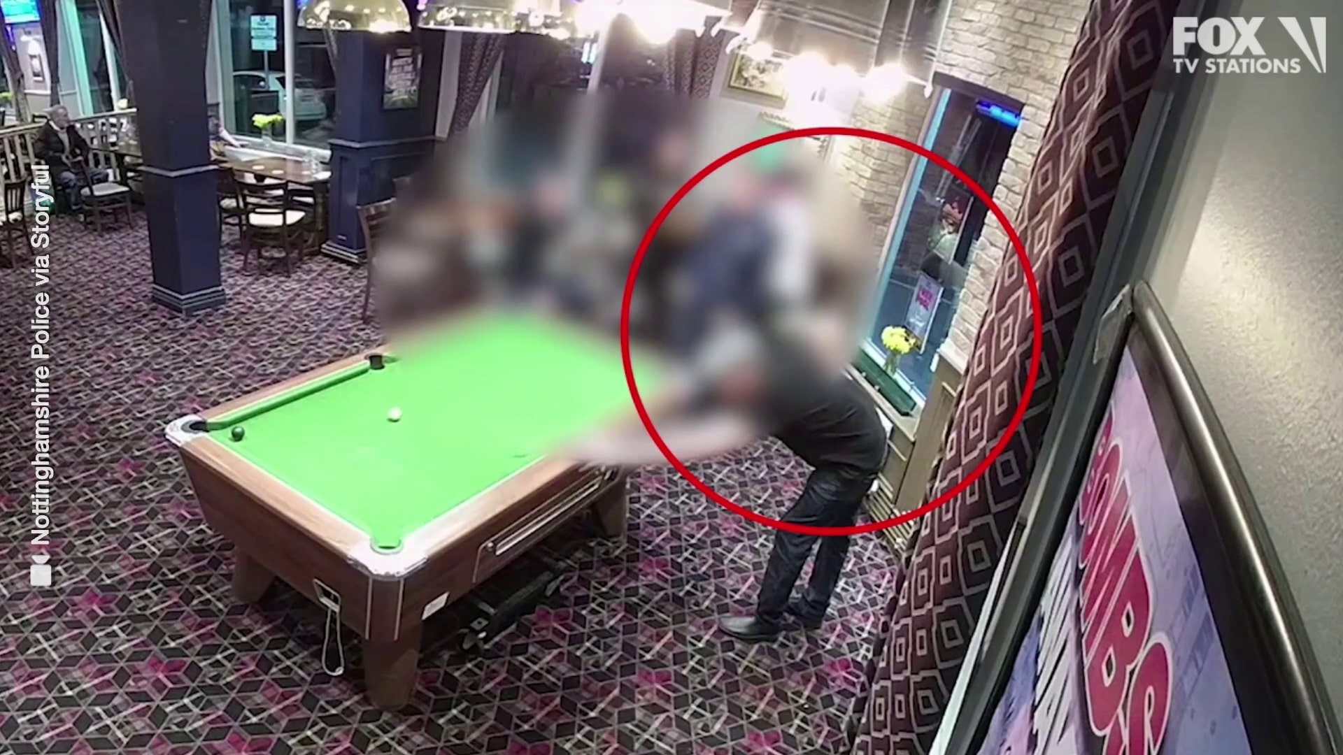 Police chase ends with car crashing into bar