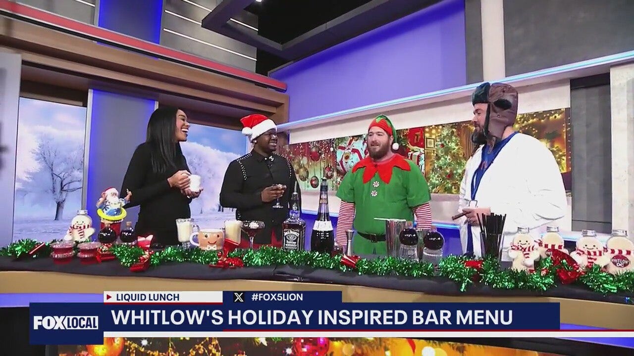 Whitlow's Holiday Inspired Bar Menu