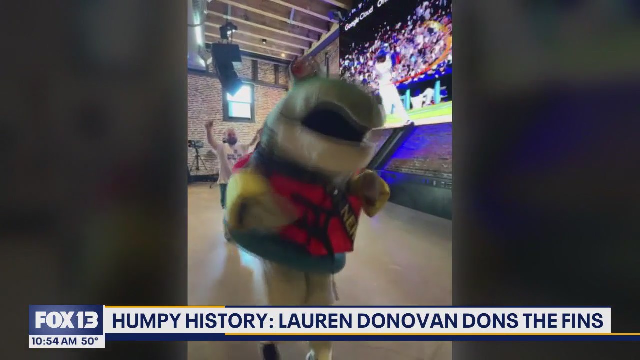 Humpy History: Lauren Donovan dons the fins