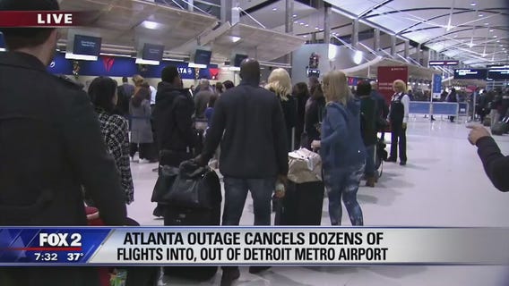 Detroit feels effects of Atlanta airport power outage