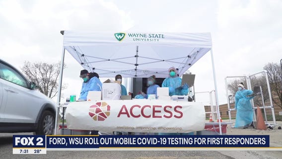 Ford, Wayne State University rolling out new mobile COVID-19 testing units