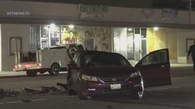 1 killed in possible street racing crash in Pomona