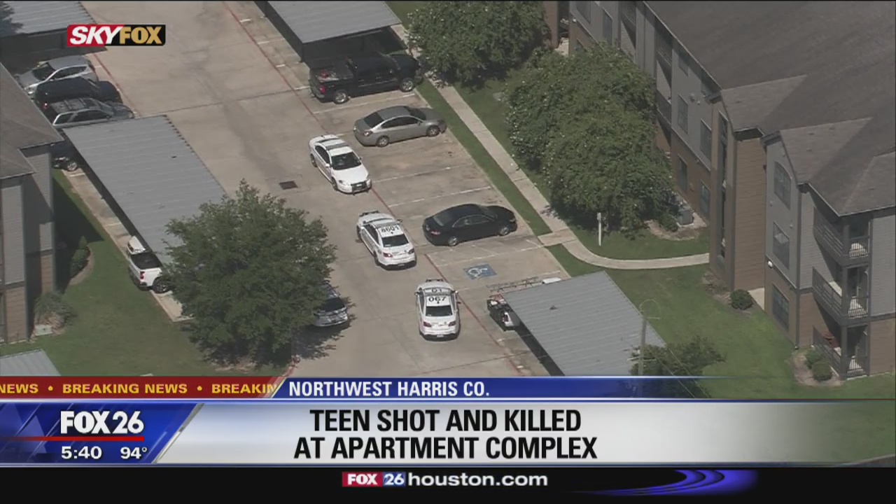 Teen shot and killed at apartment complex