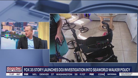 Doctor discusses SeaWorld Orlando walker policy