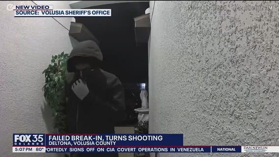 Video shows attempted break-in, gunfire at Deltona home