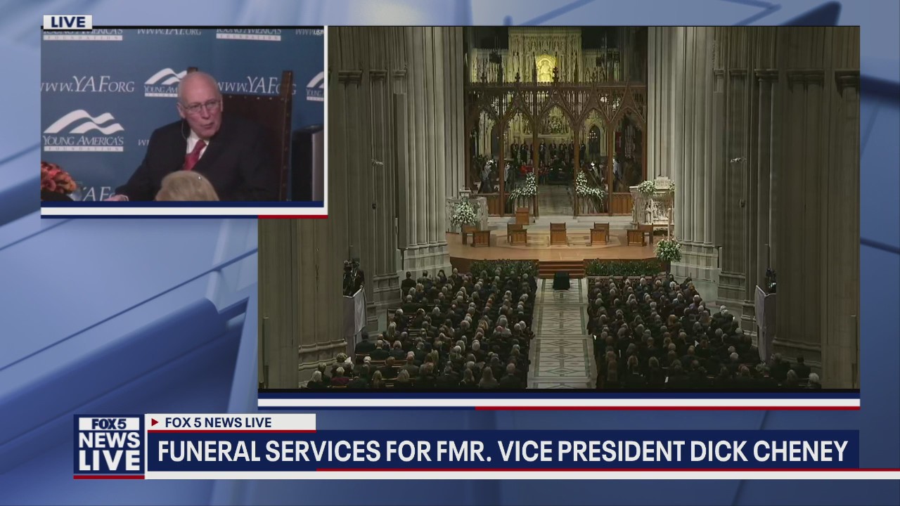 Funeral services for former VP Dick Cheney
