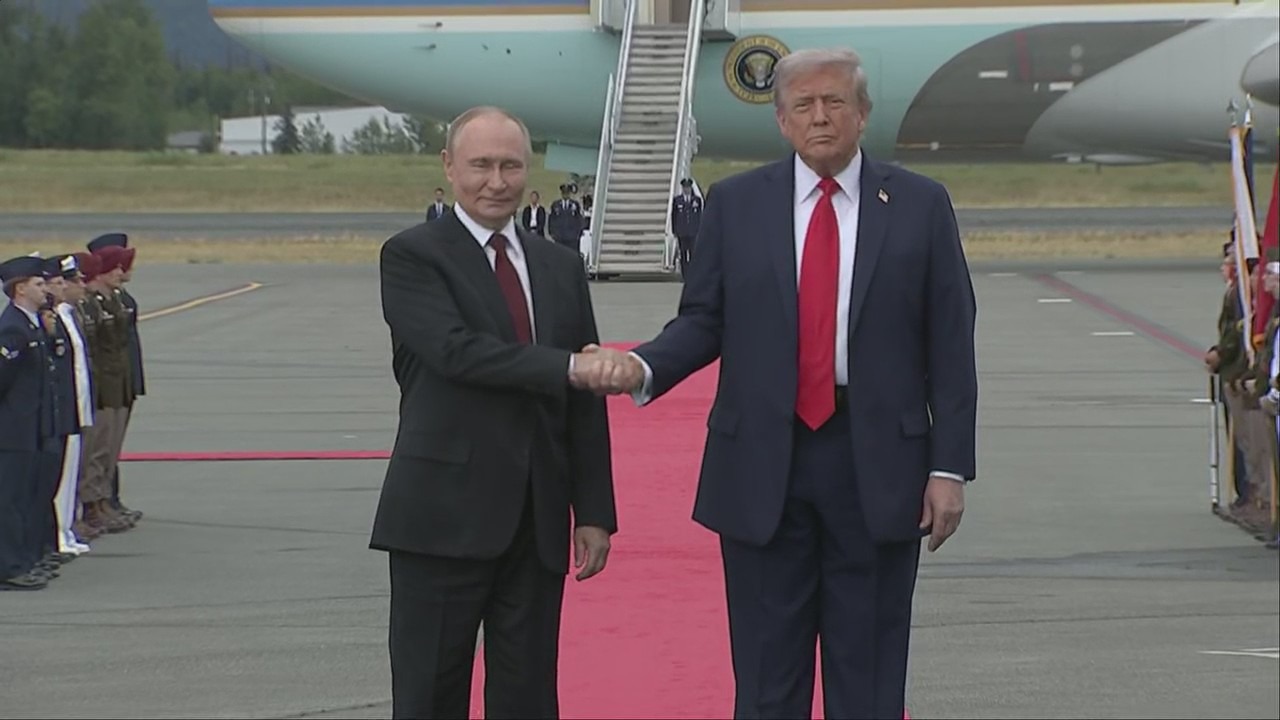President Trump, President Putin arrive in Alaska