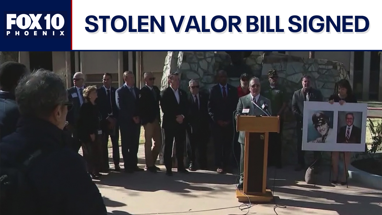 Stolen valor bill signed into law in Arizona