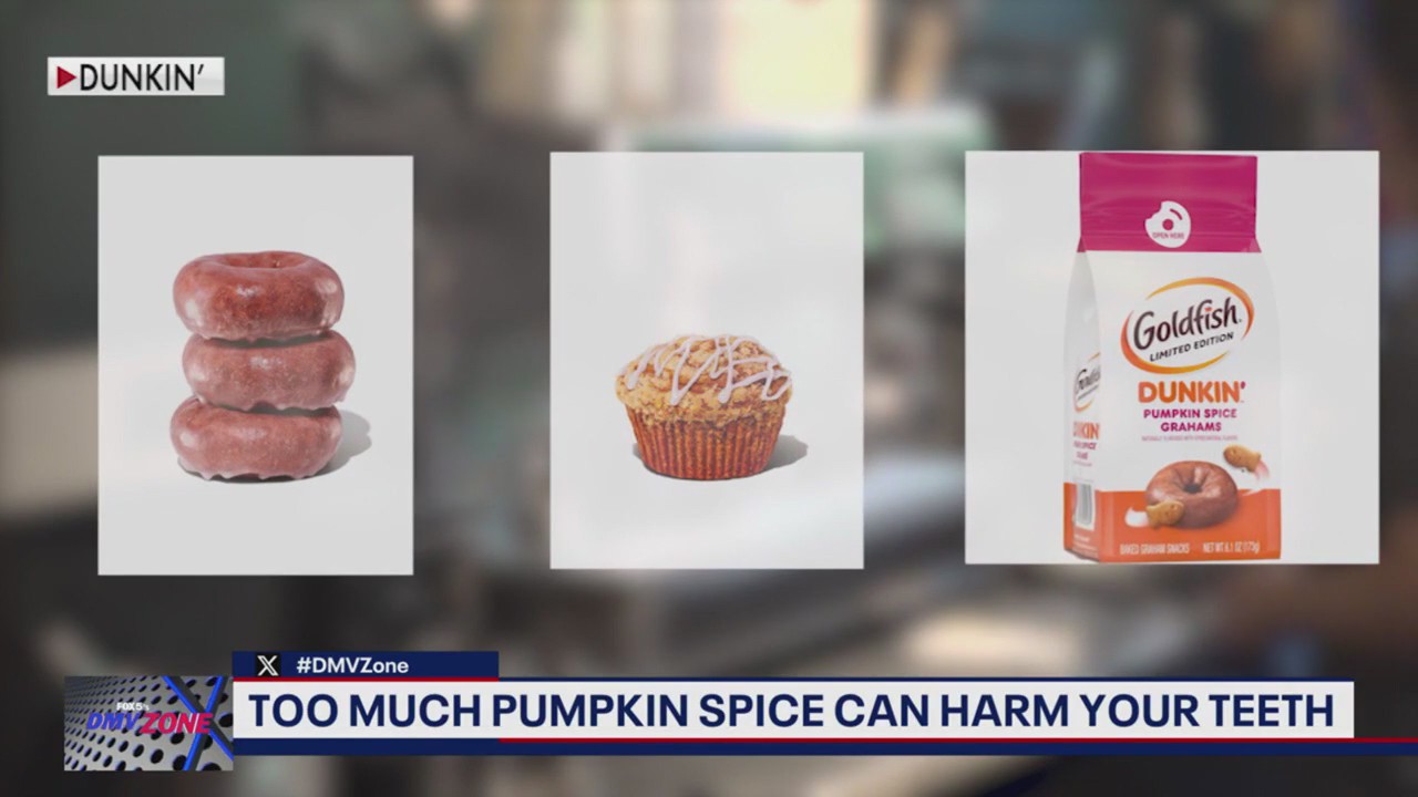 Too much pumpkin spice can harm your teeth