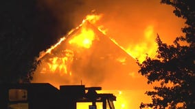 Standoff in Baytown ends with house fire