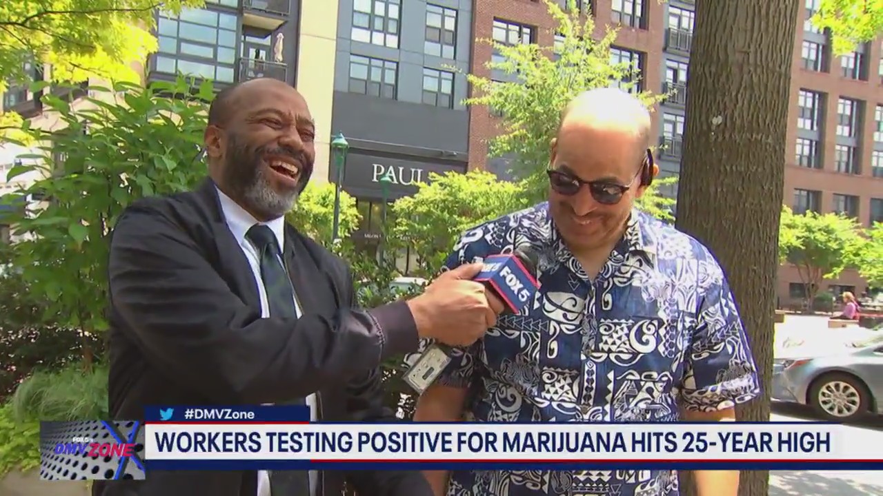 Workers testing positive for Marijuana hits a 25-year high