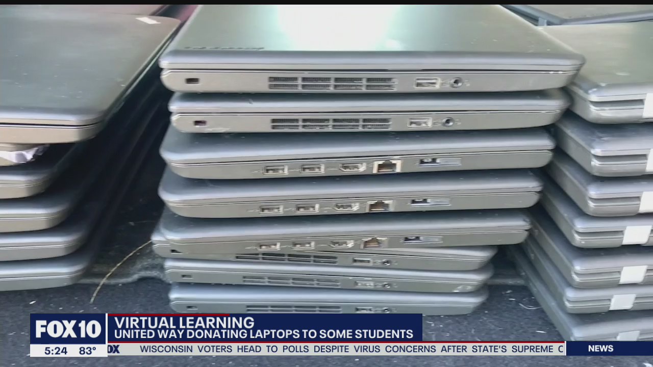 United Way donating laptops to students to help with virtual learning during COVID-19 pandemic