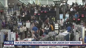 TSA expecting record travel for Labor Day weekend