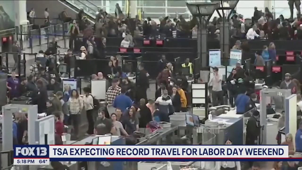 TSA expecting record travel for Labor Day weekend