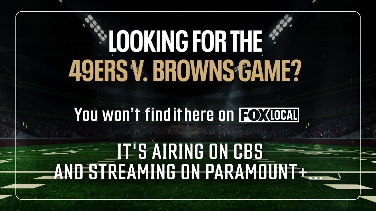 Where to watch the 49ers on Sunday