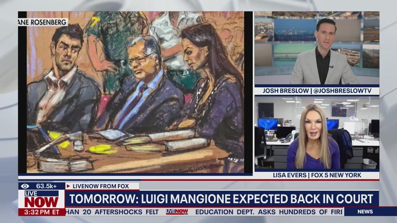Monday: Luigi Mangione back in court