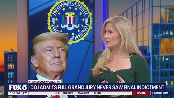 DOJ admits full grand jury never saw final indictment against Comey