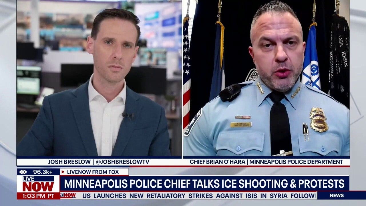 ICE protests: Minneapolis chief on shooting