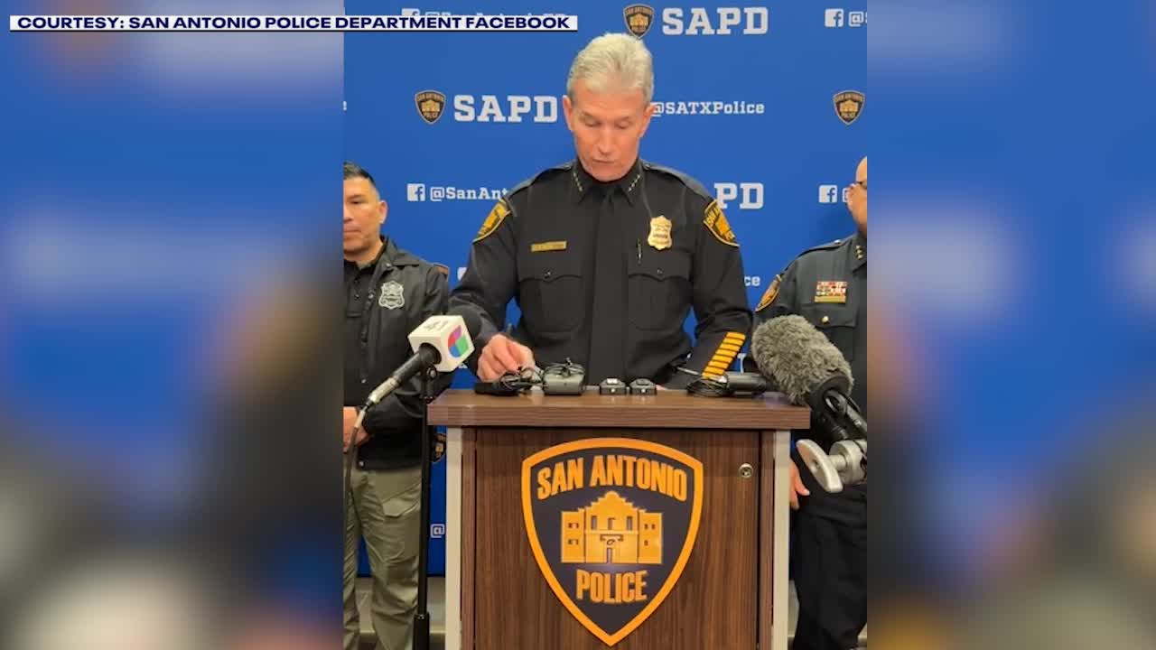 San Antonio PD school shooting press conference