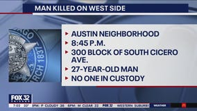 Man shot to death at Chicago gas station