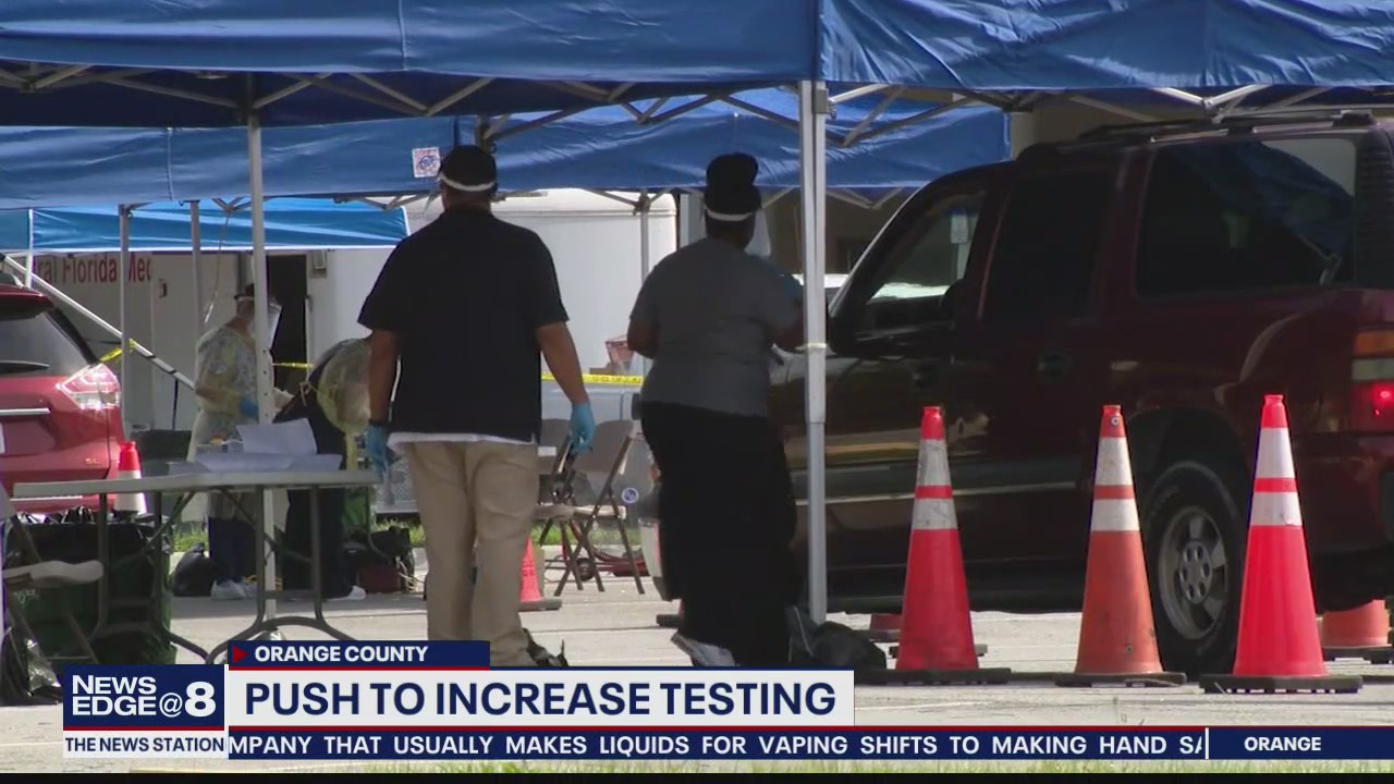 Push to increase COVID-19 testing in Orange County