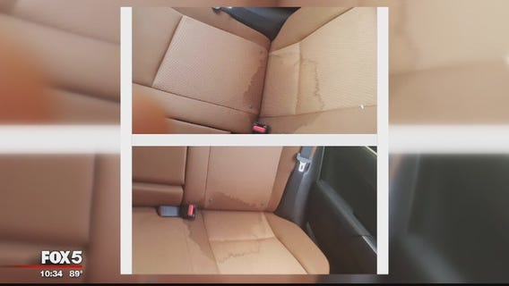 Uber rider claims she was wrongly charged extra cleaning fee for alleged back seat mess