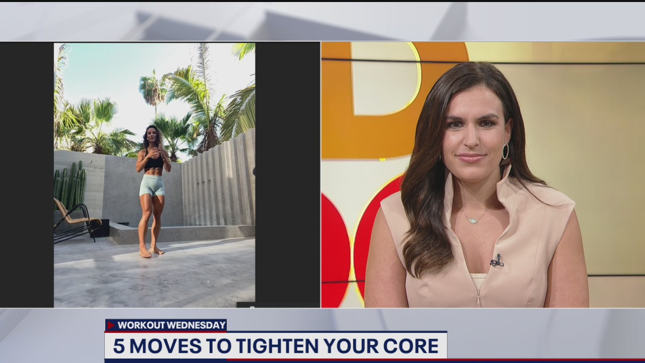 5 exercises to tighten your core with Senada Greca