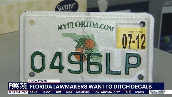 Florida lawmakers discuss ridding registration stickers